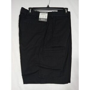 Van Heusen Cargo Shorts Men 38 Black Stretch‎ Straight Fit 9.5 Inseam